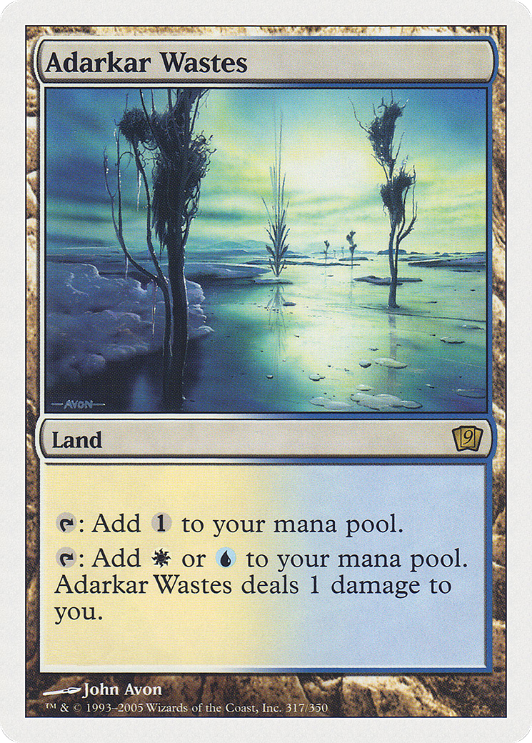 Adarkar Wastes (9ED-317★) (Foil)