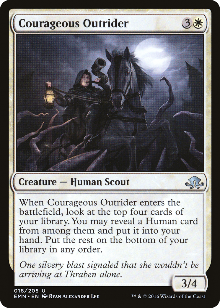 Courageous Outrider (EMN-018) (Foil)