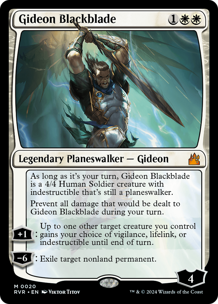 Gideon Blackblade (RVR-020) (Foil)