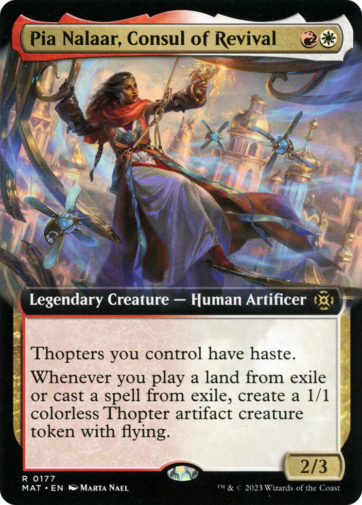 Pia Nalaar, Consul of Revival (MAT-177) (Extended Art) (Foil)