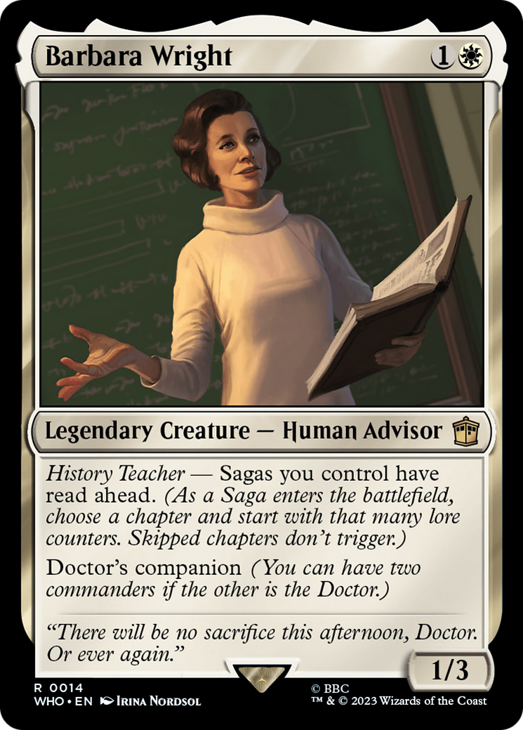 Barbara Wright (WHO-014) (Foil)
