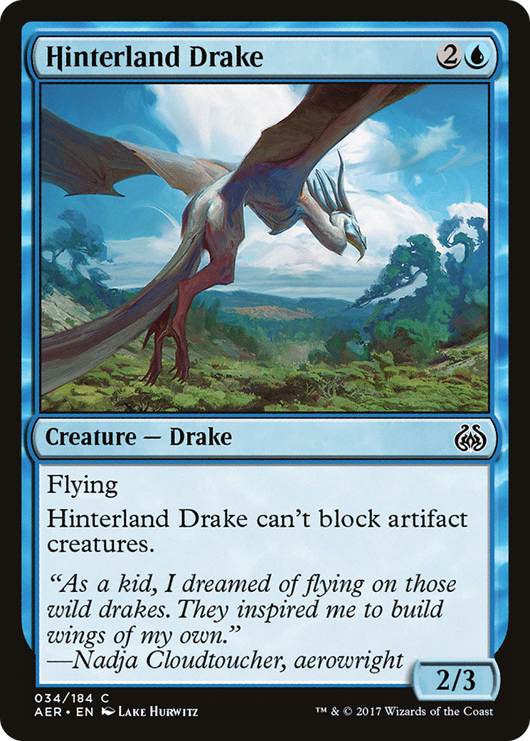 Hinterland Drake (AER-034) (Foil)