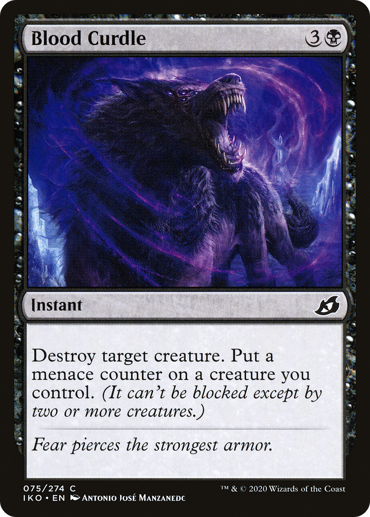 Blood Curdle (IKO-075) (Foil)