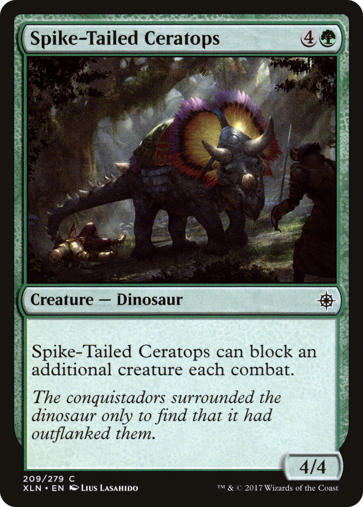 Spike-Tailed Ceratops (XLN-209) (Foil)