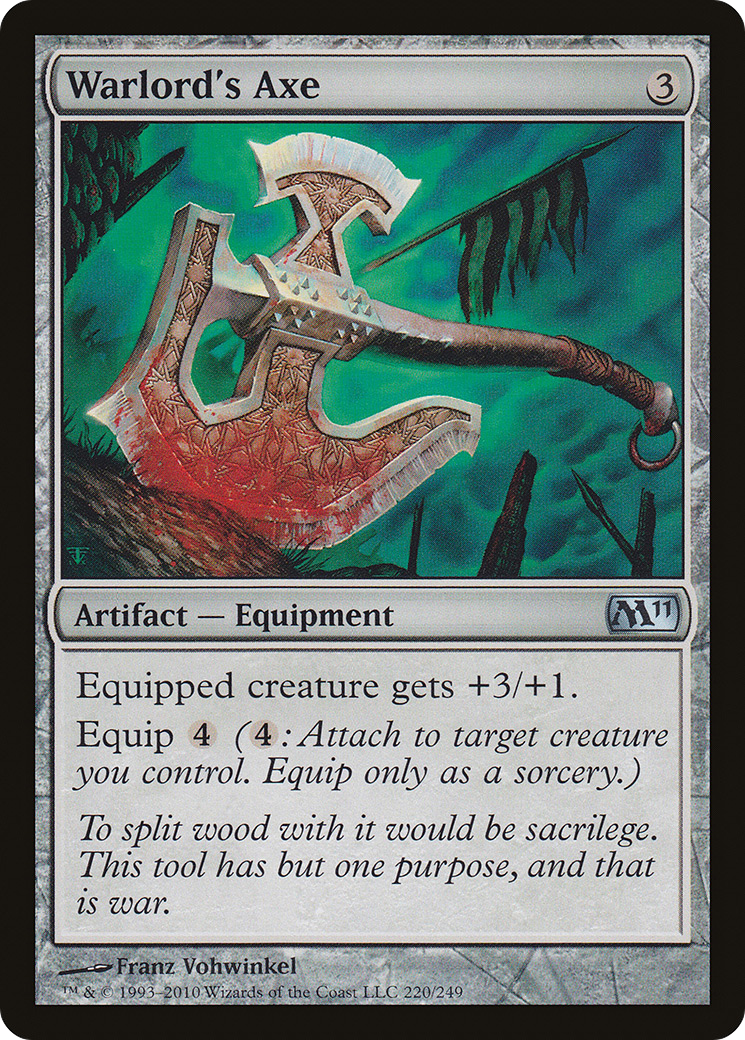 Warlord's Axe (M11-220) (Foil)