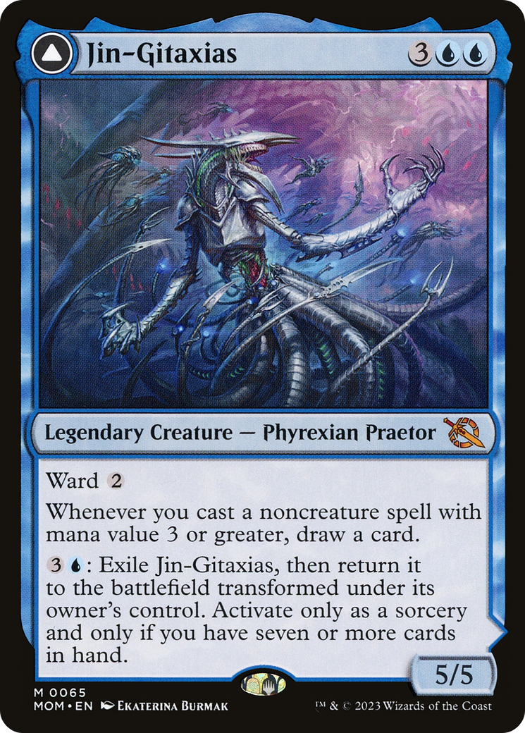 Jin-Gitaxias // The Great Synthesis (MOM-065) (Foil)