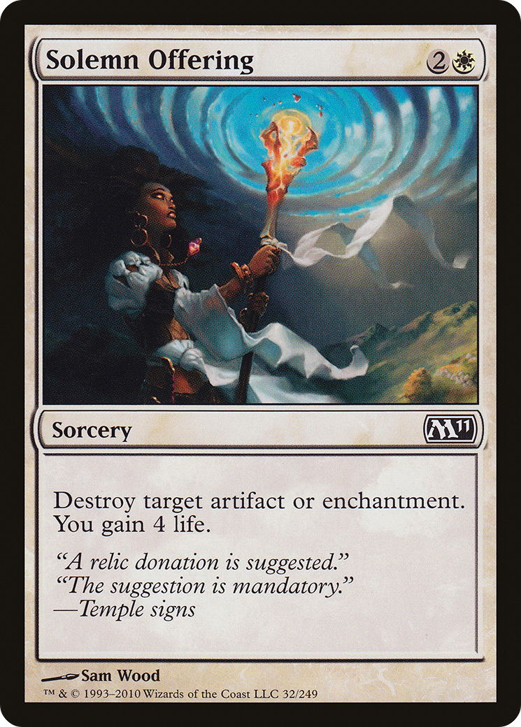 Solemn Offering (M11-032) (Foil)
