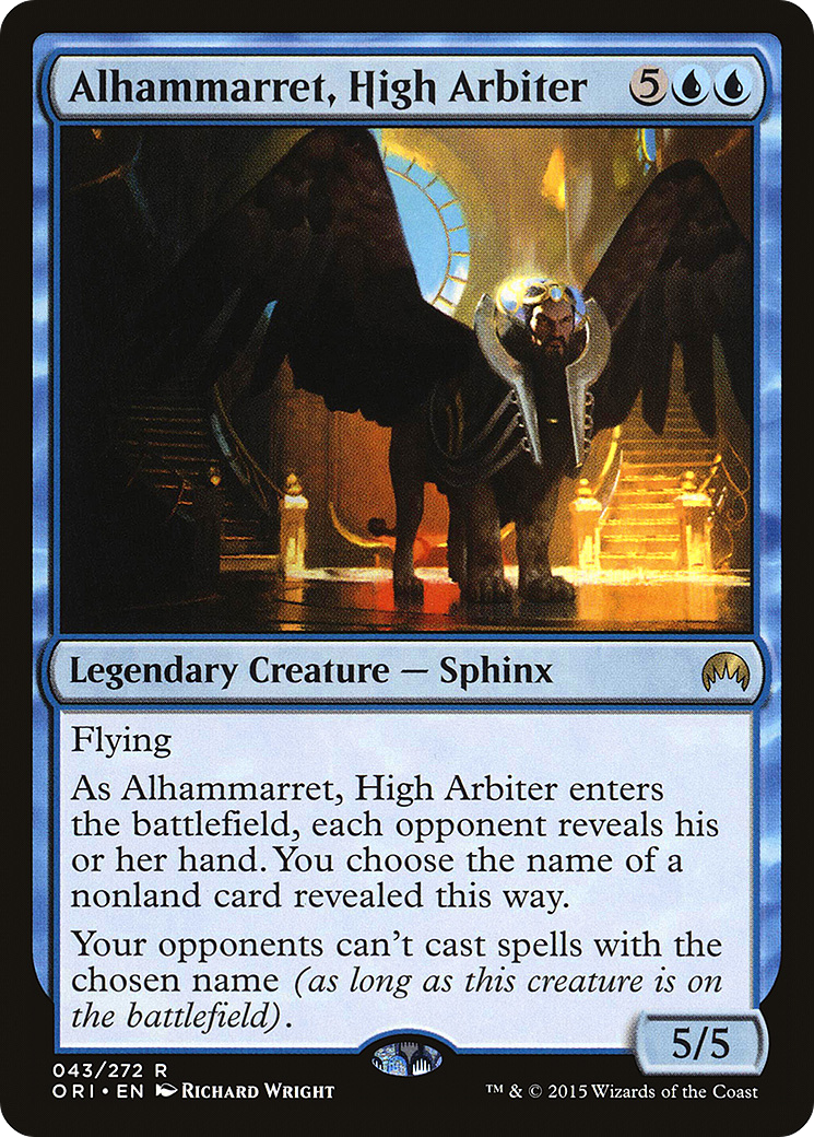 Alhammarret, High Arbiter (ORI-043) (Foil)