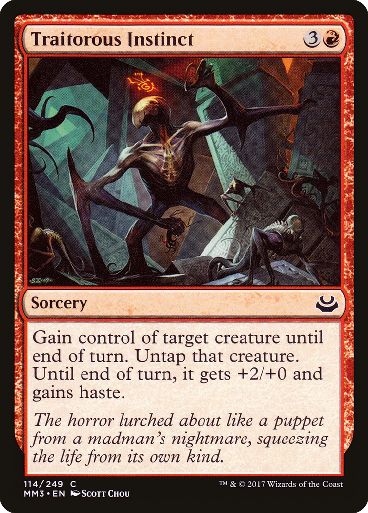 Traitorous Instinct (MM3-114) (Foil)
