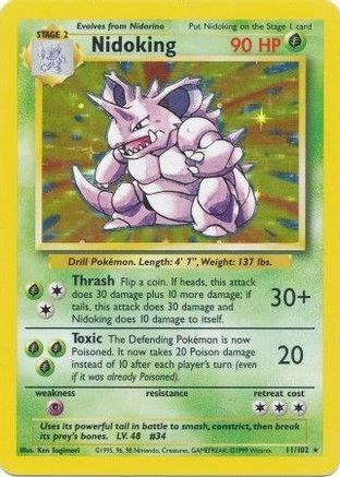 Nidoking (BS-011) (Holofoil)