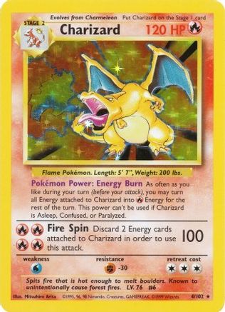 Charizard (BS-004) (Holofoil)
