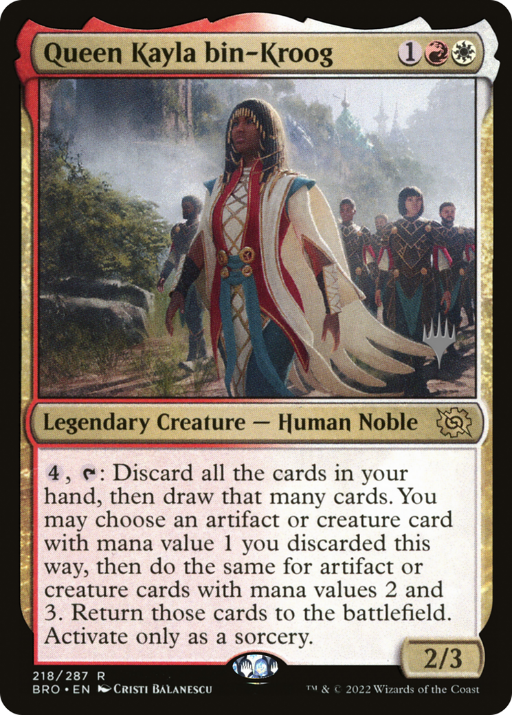 Queen Kayla bin-Kroog (PPBRO-218P) (Foil)