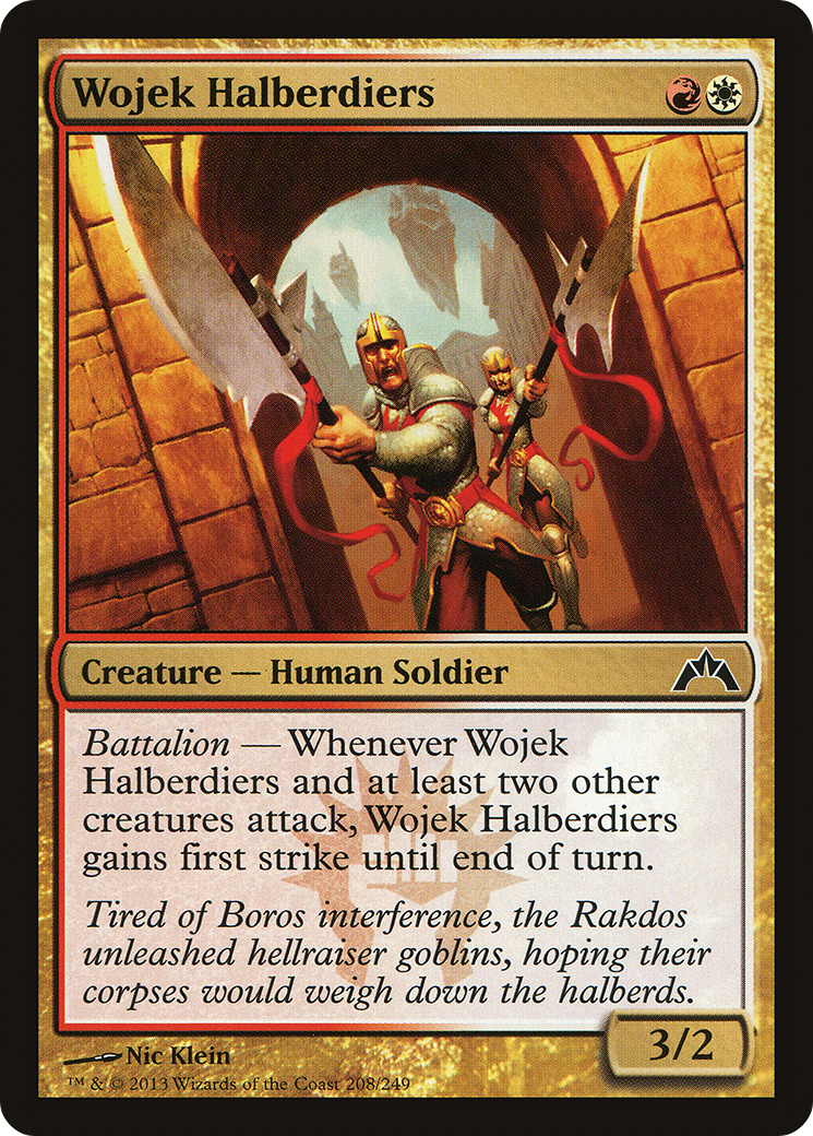 Wojek Halberdiers (GTC-208) (Foil)