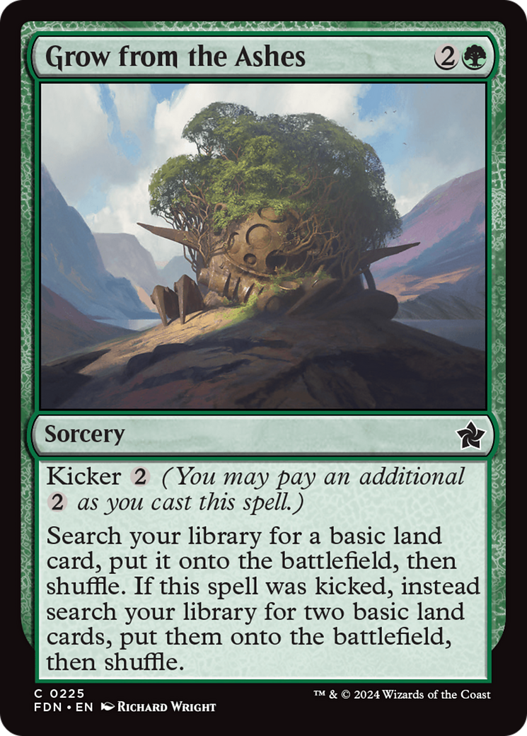 Grow from the Ashes (FDN-225) (Foil)