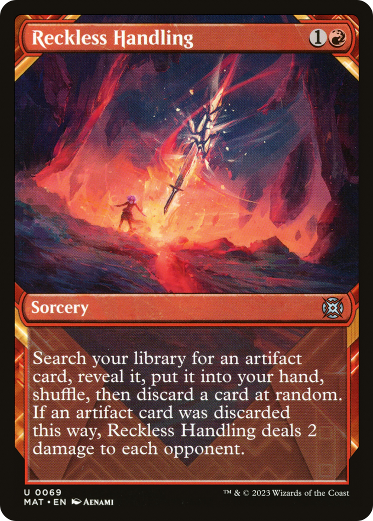 Reckless Handling (MAT-069) (Showcase) (Foil)