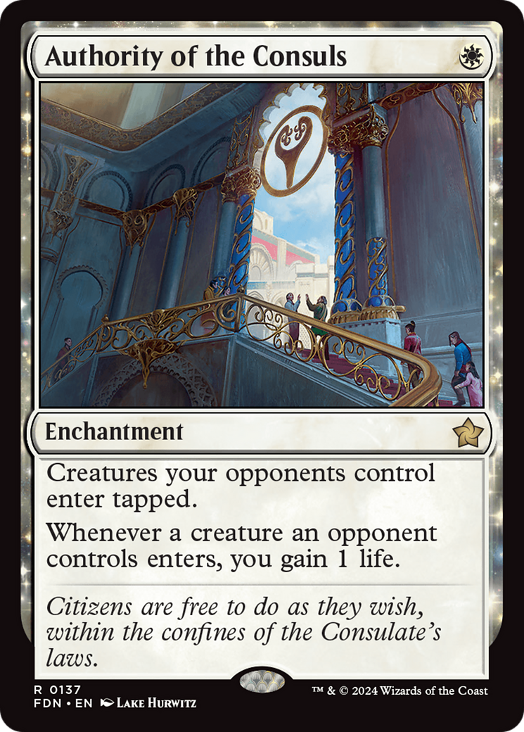 Authority of the Consuls (FDN-137) (Foil)