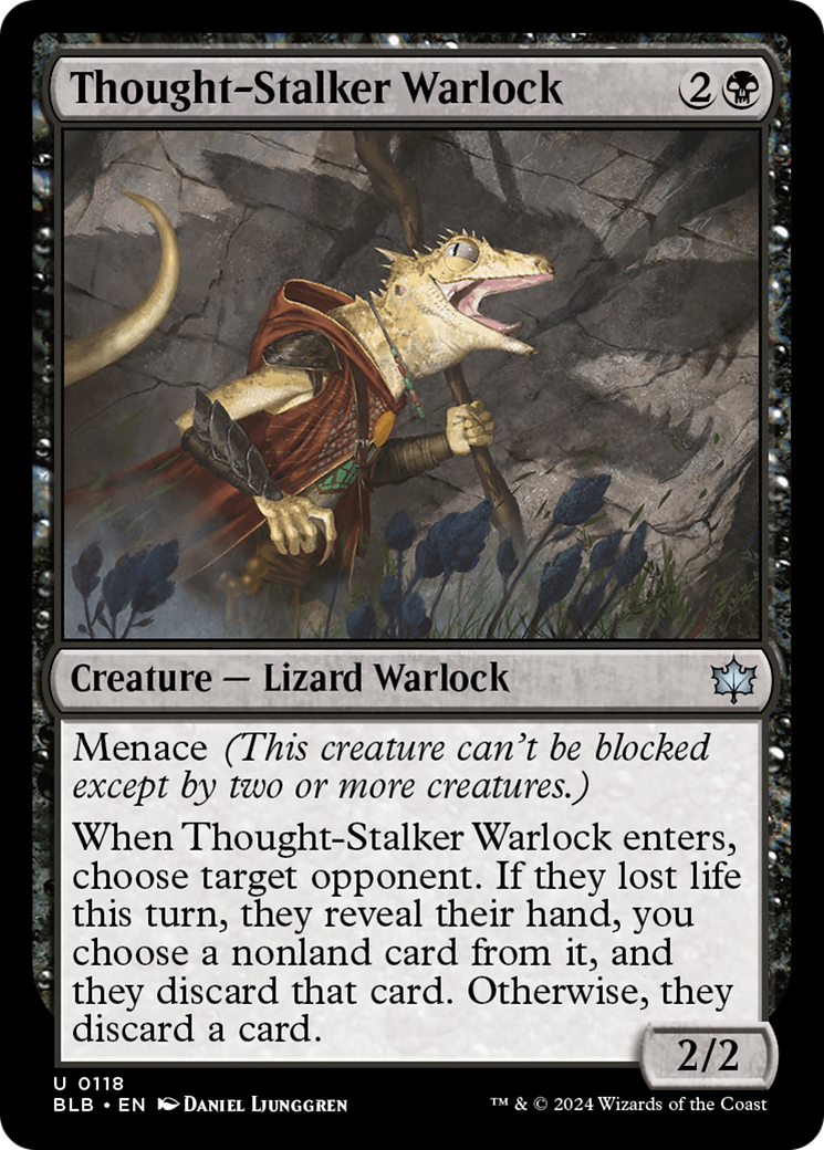 Thought-Stalker Warlock (BLB-118) (Foil)