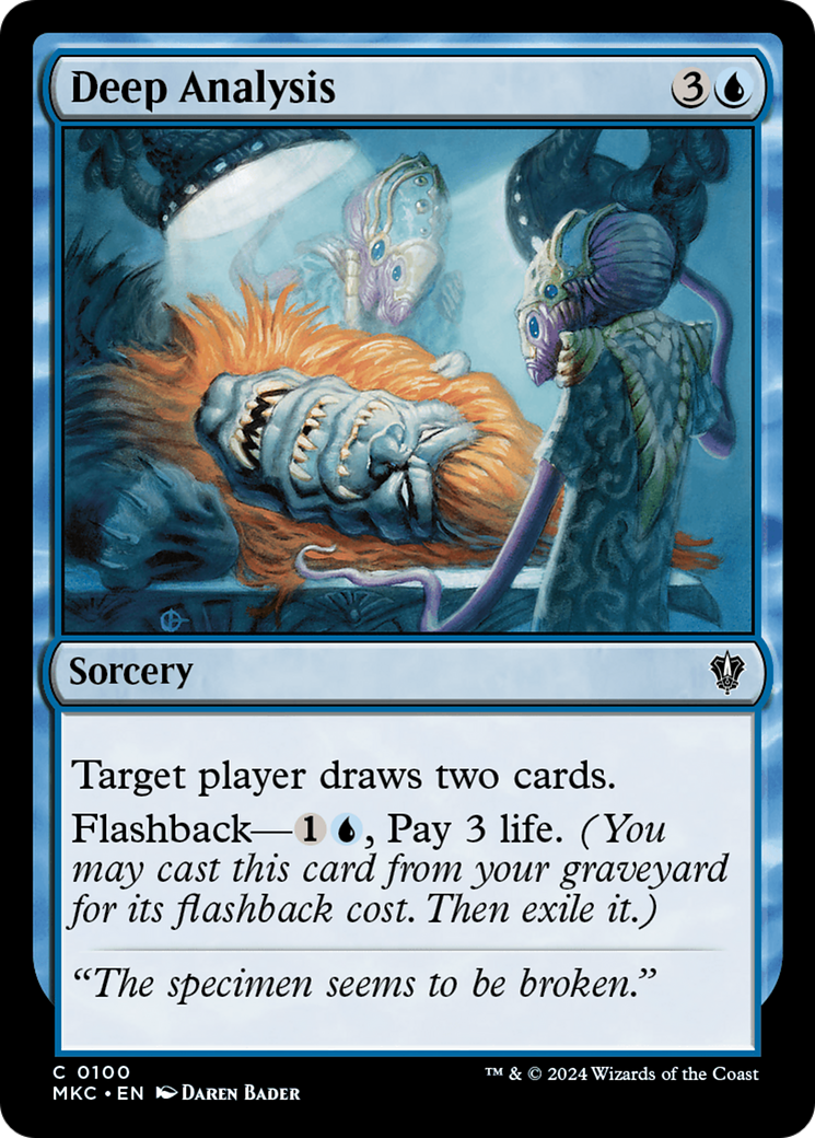 Deep Analysis (MKC-100)
