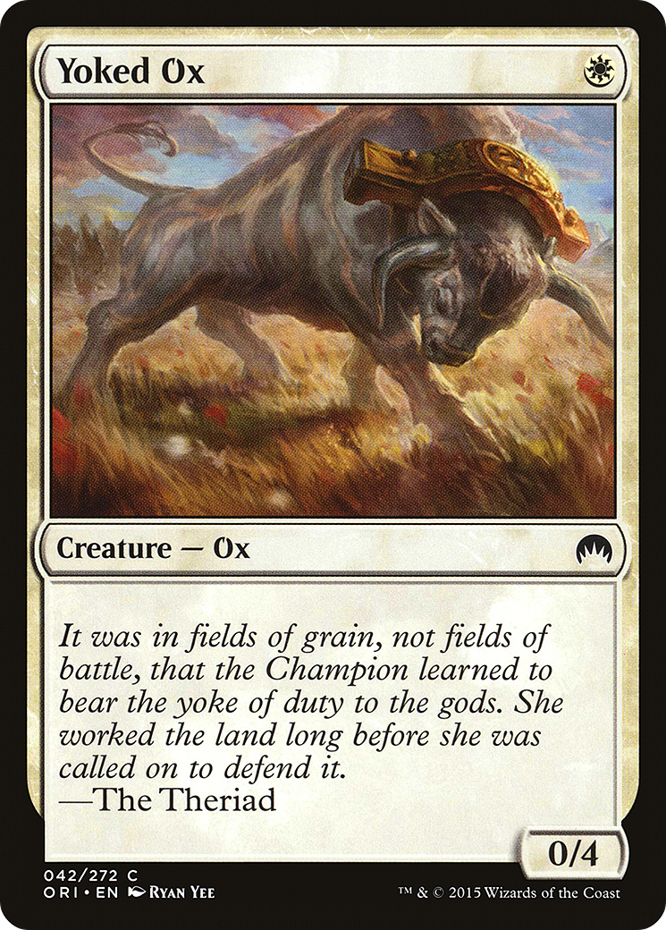 Yoked Ox (ORI-042) (Foil)
