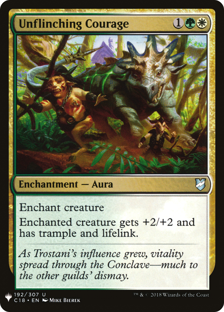 Unflinching Courage (LIST-C18-192)