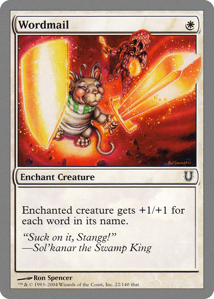 Wordmail (UNH-022) (Foil)