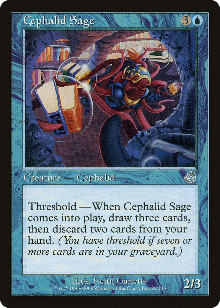 Cephalid Sage (TOR-029) (Foil)