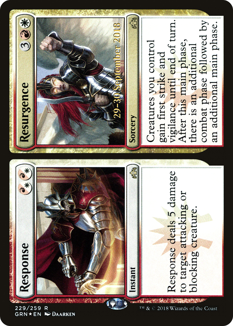 Response // Resurgence (PRE-229S) (Foil)