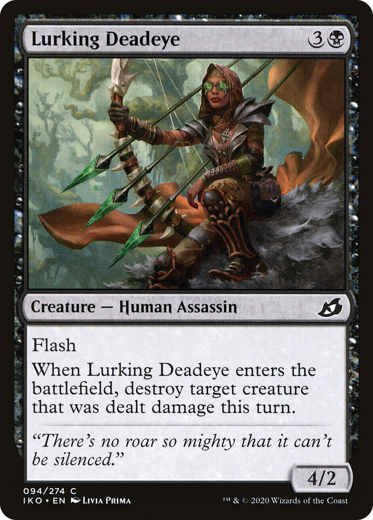 Lurking Deadeye (IKO-094) (Foil)