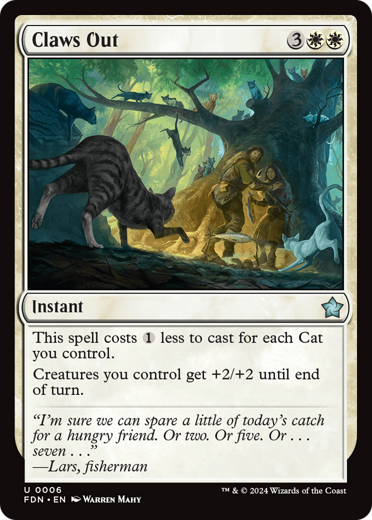 Claws Out (FDN-006) (Foil)