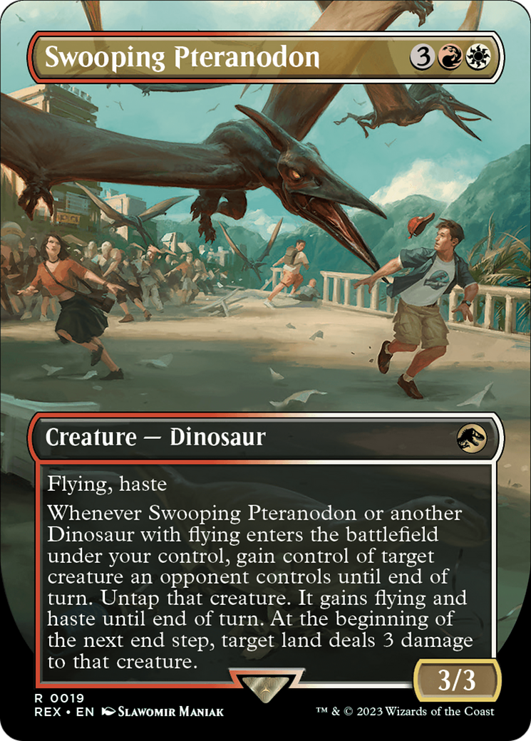 Swooping Pteranodon (REX-019) (Borderless)