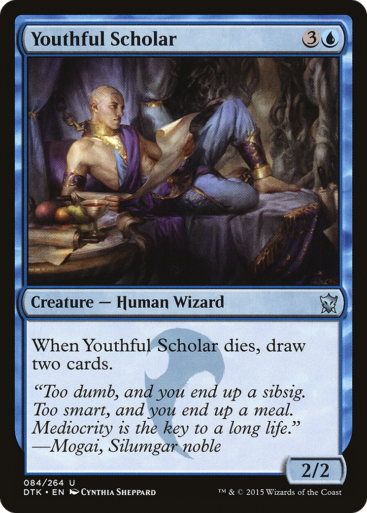 Youthful Scholar (DTK-084) (Foil)