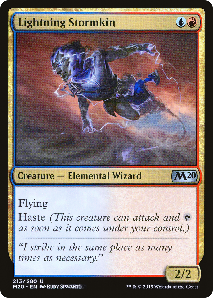Lightning Stormkin (M20-213) (Foil)