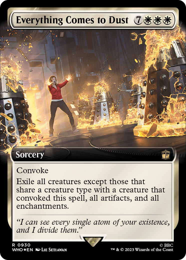 Everything Comes to Dust (WHO-930) (Extended Art) (Surge Foil)