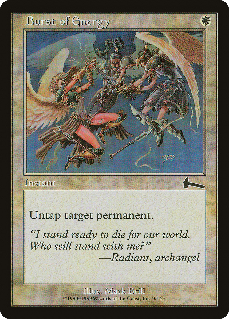 Burst of Energy (ULG-003) (Foil)