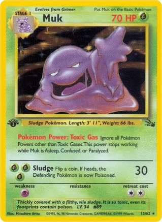 Muk (13) (FO-013) (1st Edition Holofoil)