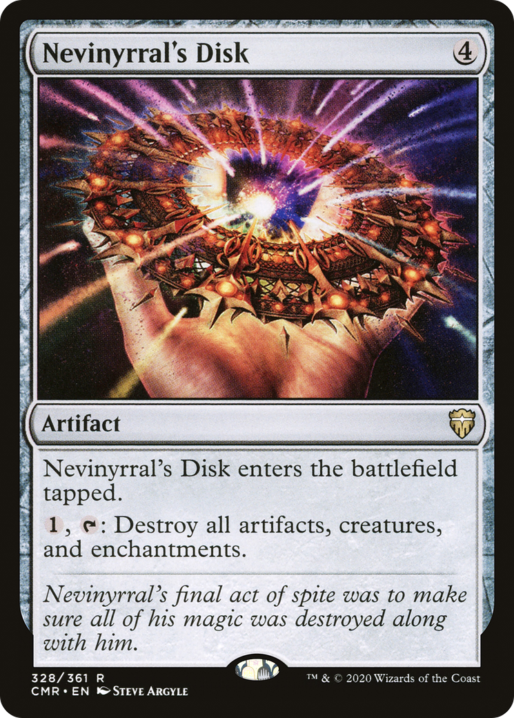 Nevinyrral's Disk (CMR-328) (Foil)