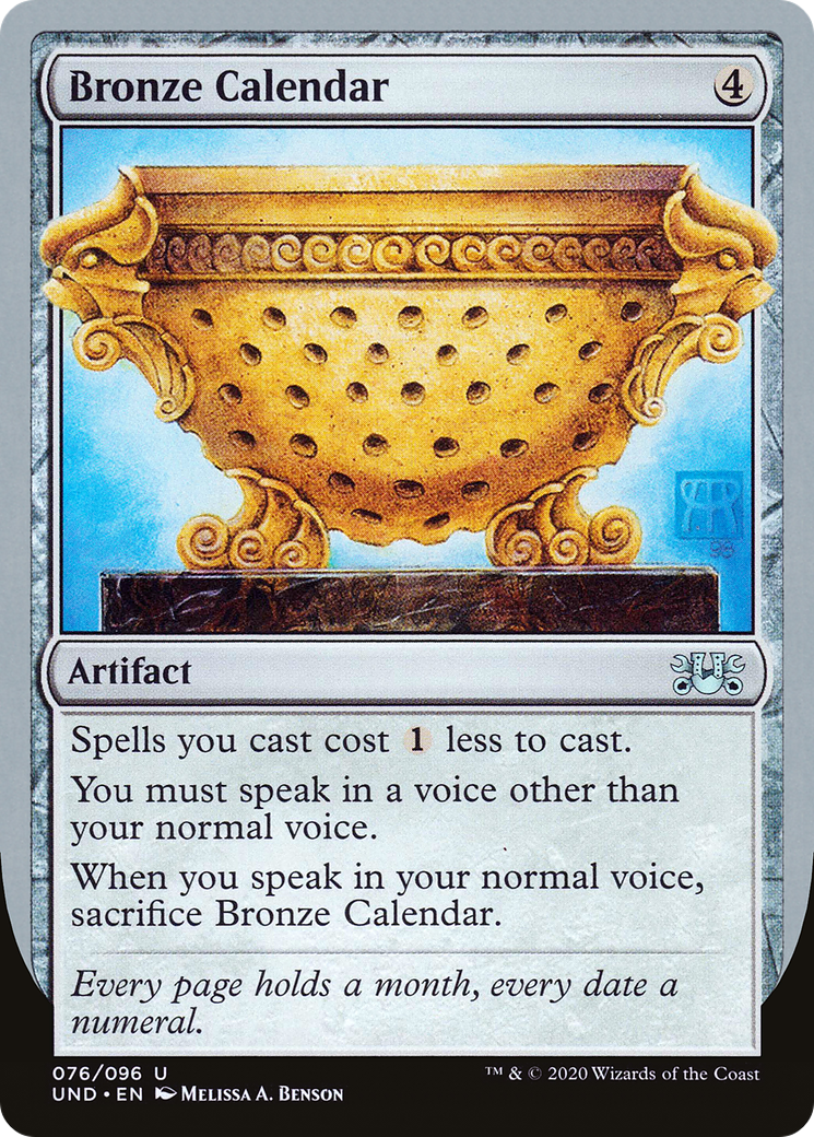 Bronze Calendar (UND-076)