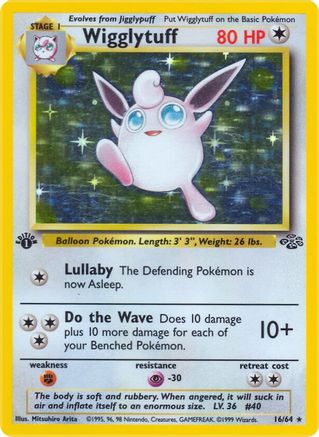 Wigglytuff (16) (JU-016) (Unlimited Holofoil)