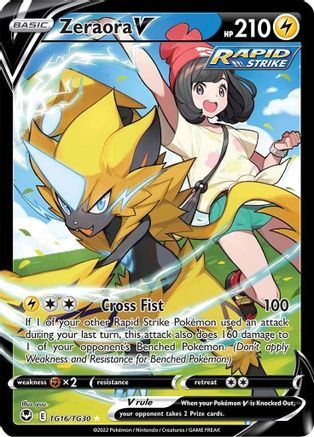 Zeraora V (SIT:TG-TG16) (Holofoil)