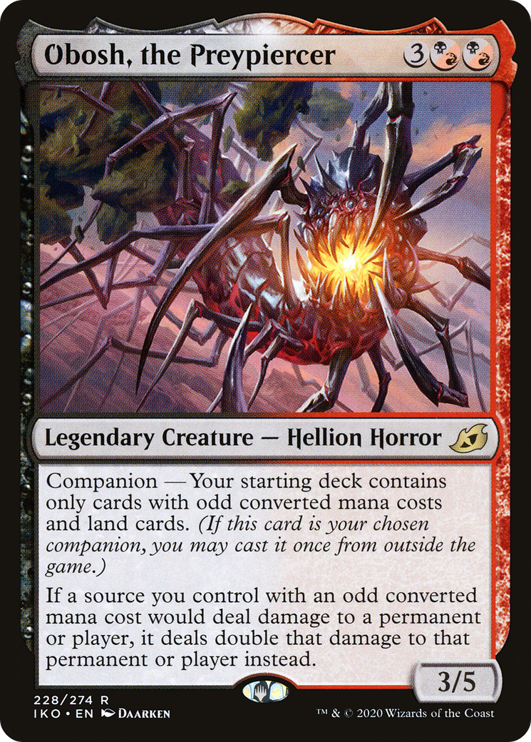 Obosh, the Preypiercer (IKO-228) (Foil)