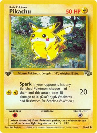 Pikachu (JU-060) (1st Edition)