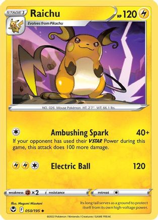Raichu (SIT-050) (Reverse Holofoil)