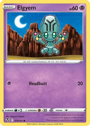 Elgyem (SIT-079) (Reverse Holofoil)