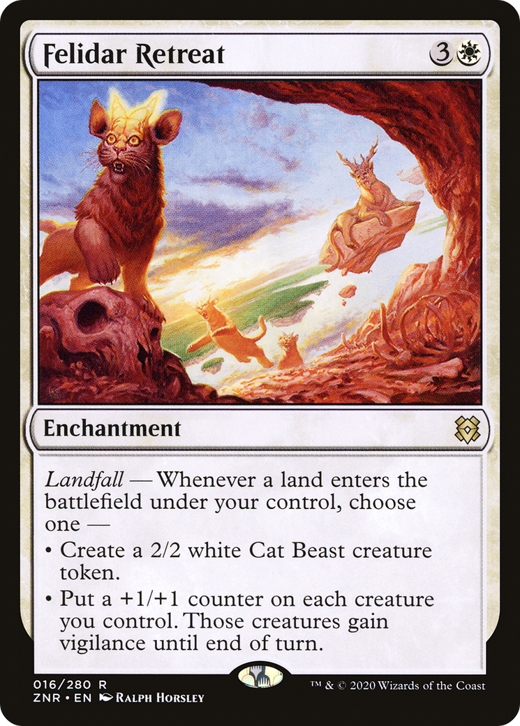 Felidar Retreat (ZNR-016) (Foil)