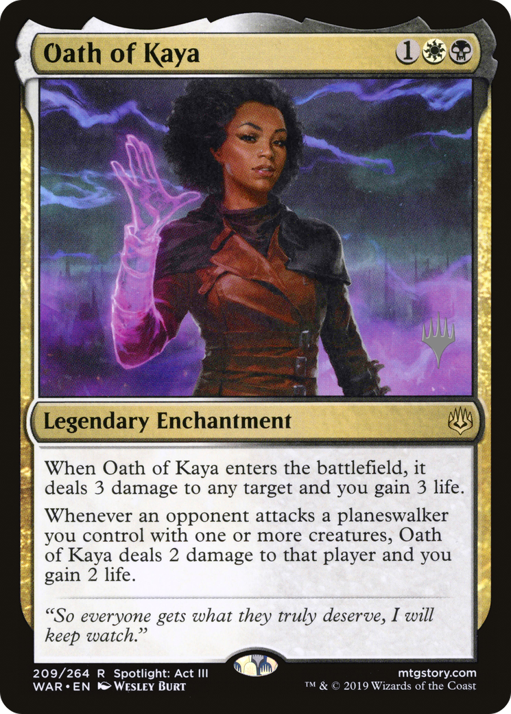 Oath of Kaya (PPELD-209P) (Foil)