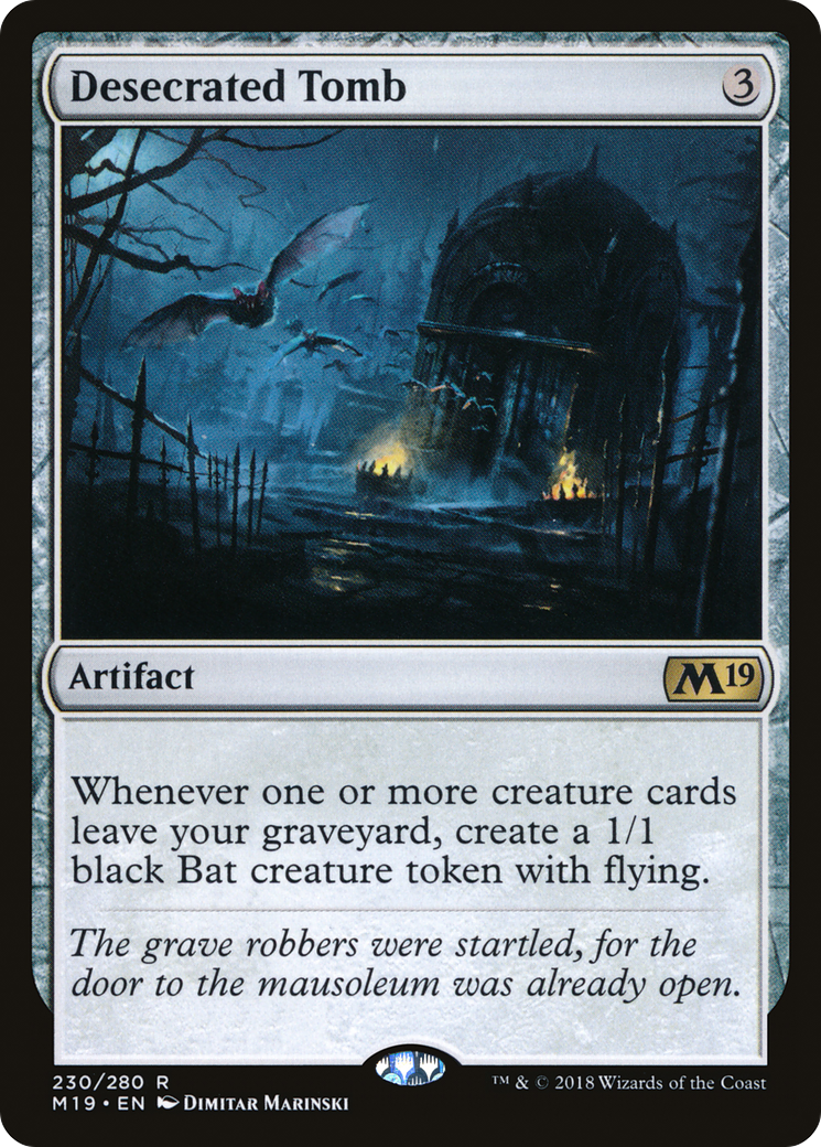 Desecrated Tomb (M19-230) (Foil)