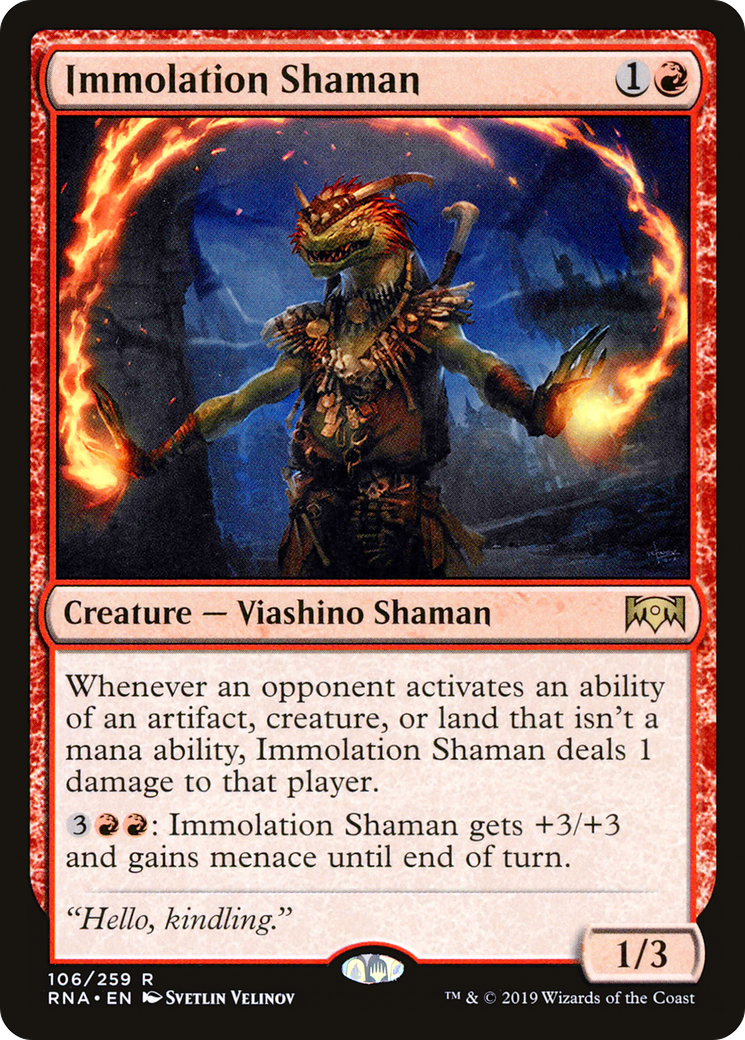 Immolation Shaman (RNA-106) (Foil)