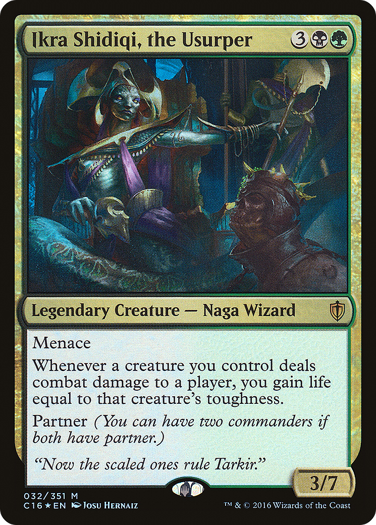 Ikra Shidiqi, the Usurper (C16-032) (Foil)