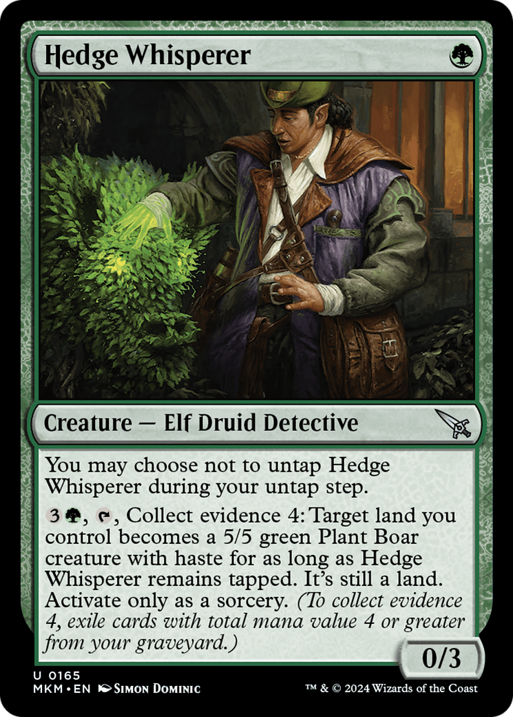 Hedge Whisperer (MKM-165) (Foil)