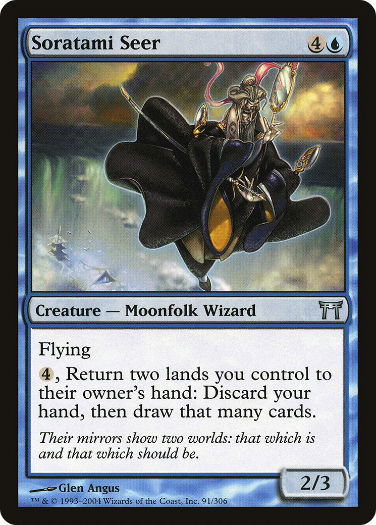 Soratami Seer (CHK-091) (Foil)
